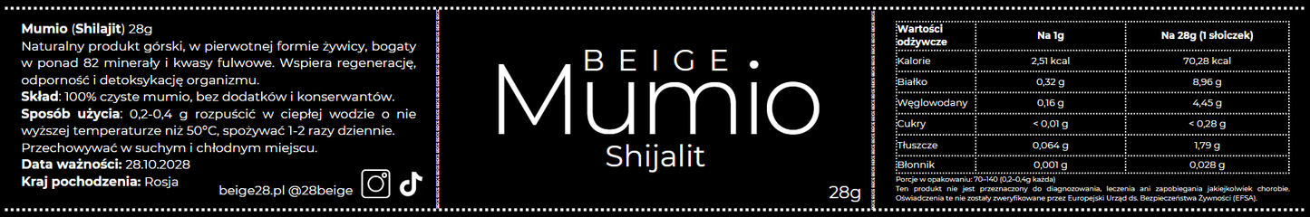 Beige Mumio (Shijalit)